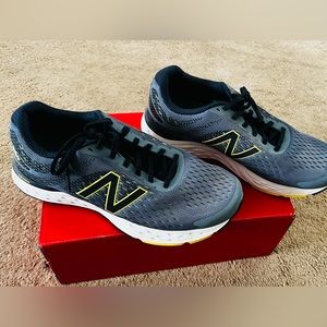 This is a pair of New Balances sneakers that have only been worn once.